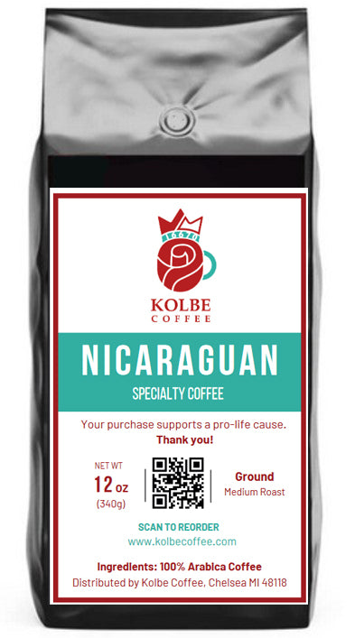 Nicaraguan - Direct Trade - Specialty Grade - 12 ounce bag